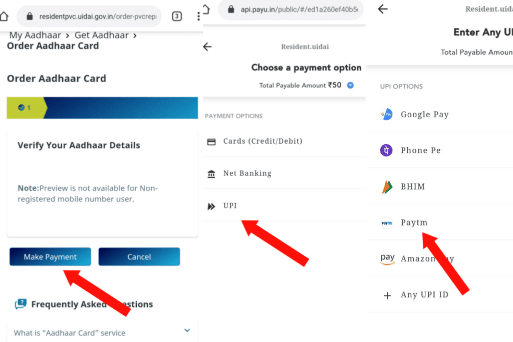 pvc aadhar card online order kaise kare