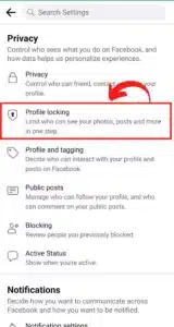 Facebook Profile Lock Kaise Kare