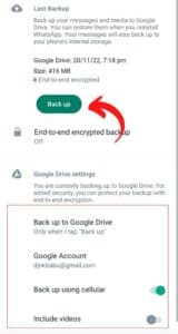 WhatsApp Backup Kaise Le