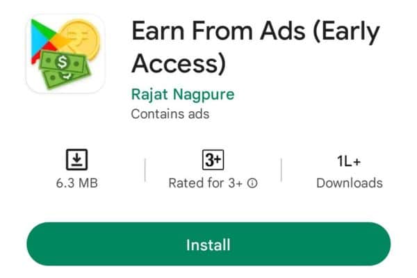 Ads Dekhkar Paisa Kamane Wala App